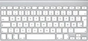 Apple Wireless Keyboard Bluetooth Danish Refurbished