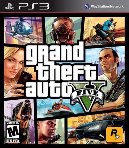 Sony 99238 PlayStation 3 PS3 500GB GTA V Bundle