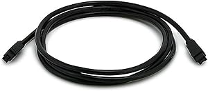 Monoprice 103545 6FT 9-PIN/9-PIN FireWire 800 Cable