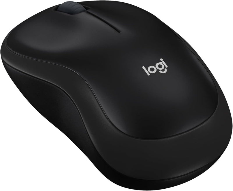 Logitech M185 Wireless Mouse Black Ambidextrous USB — main product image