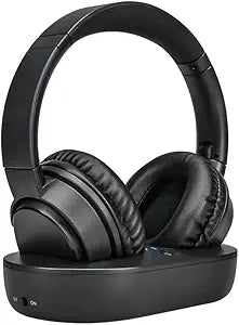 Monoprice 143250 Bluetooth Headphones with Transmitter Base