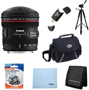 Canon EF 8-15mm Fisheye Zoom Lens Bundle