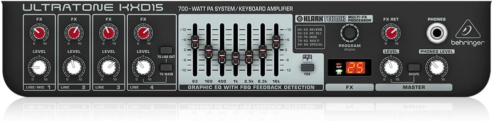 Behringer KXD15 600-Watt 4-Channel Keyboard Amplifier