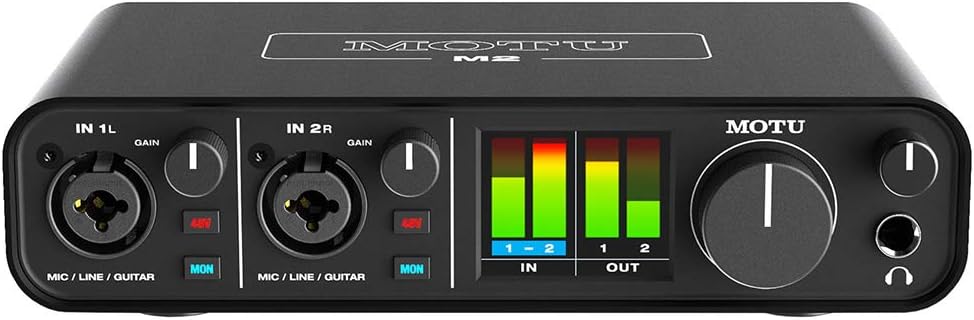 MOTU 3120 M2 2x2 USB-C Audio Interface Bundle