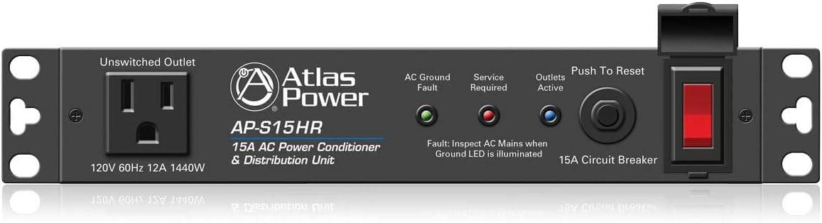 Atlas AP-S15HR 15A Half-rack Power Conditioner