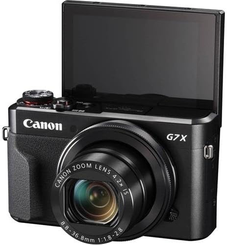 Canon 1066C002 PowerShot G7 X Mark II Digital Camera - Black