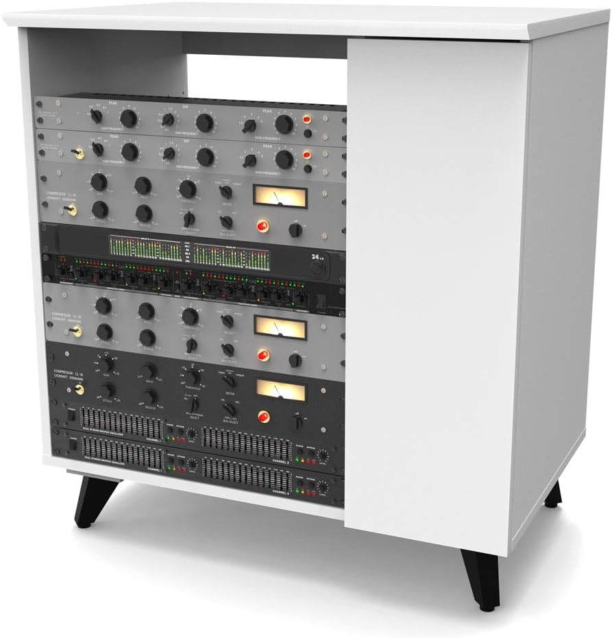 Glorious 246885 Modular Side Rack White Studio Furniture