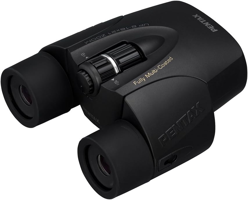 Pentax UP 8-16x21 Black Zoom Binoculars - Multi-Coated Optics