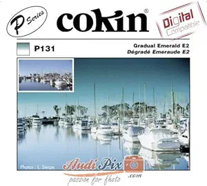 Cokin P131 Square Graduated Emerald E2 Filter - Hard