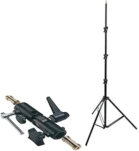 Manfrotto MT055CXPRO4 9' Basic Black Lightstand