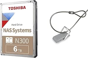 Toshiba N300 6TB NAS Internal Hard Drive & Kensington Mount Bundle