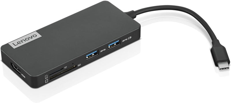 Lenovo GX90T77924 USB-C 7-in-1 Travel Hub - 4K HDMI, USB-A, SD/TF — main product image