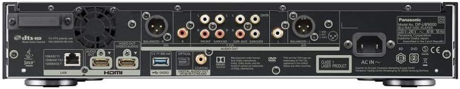 Panasonic DP-UB9000 4K Ultra HD Blu-Ray Player Multi Region
