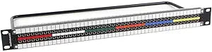Switchcraft MMVP48K175T 2x48 Normalled DIN Patchbay