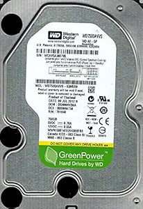 Western Digital WD7500AVVS-63M5B0 750GB SATA Hard Drive — main product image