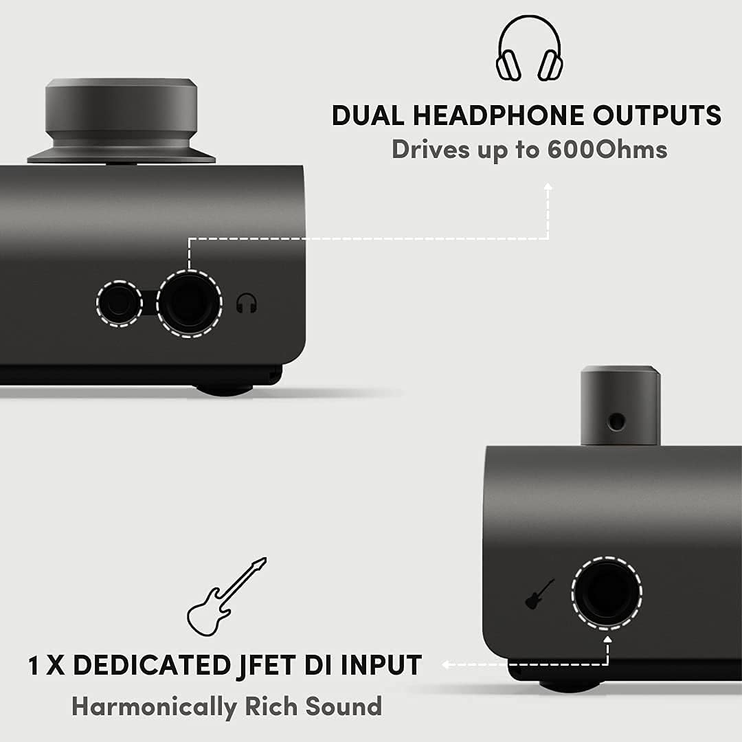 Audient iD4 (MKII) USB-C Audio Interface Renewed