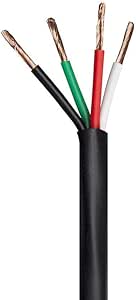 Monoprice 113726 16AWG 4-Conductor CMP Speaker Wire