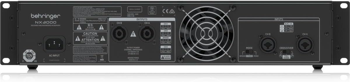 Behringer NX3000 3000-Watt Power Amplifier