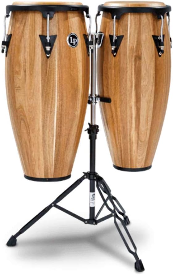 Latin Percussion LPA647-SW Aspire Conga Set with Stand