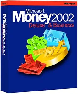 Microsoft Money 2002 Deluxe & Business Finance Software — main product image