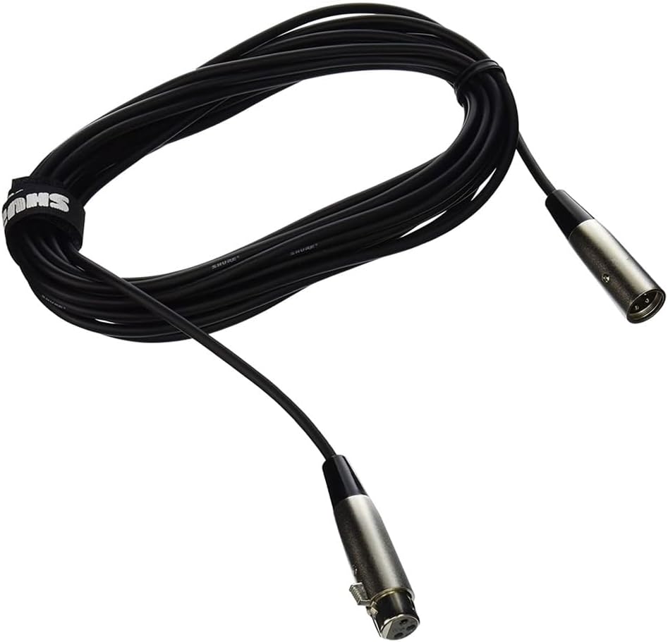 Shure C25J Hi-Flex XLR Cable - 25ft Microphone Cord