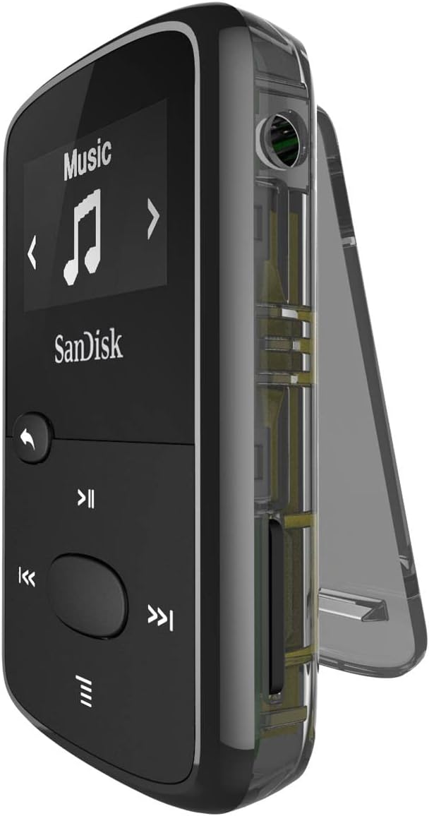 SanDisk SDMX26-008G-G46K Clip Jam 8GB MP3 Player - Black