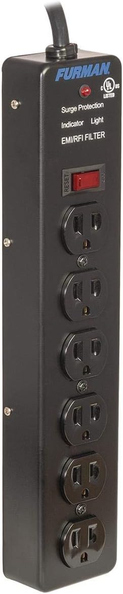 Furman SS-6 6-Outlet Pro Surge Suppressor Strip