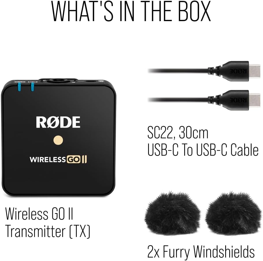 Rode WIGOIITX Wireless GO II TX Transmitter Only Microphone
