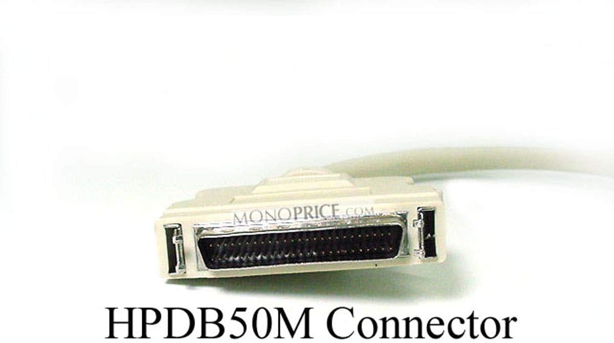 Monoprice 100745 6ft HPDB50 Male/Male SCSI Cable