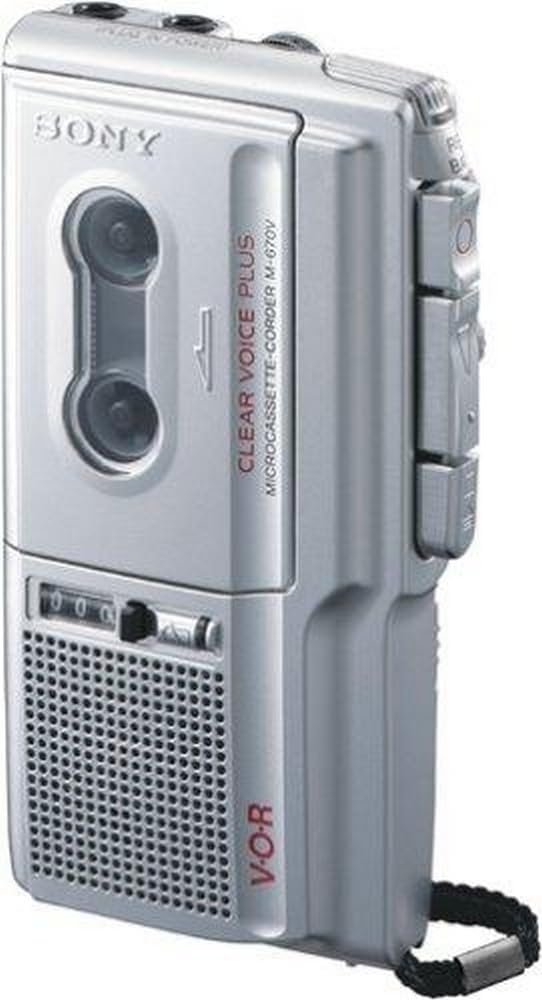 Sony M-670V Microcassette Voice Recorder — main product image