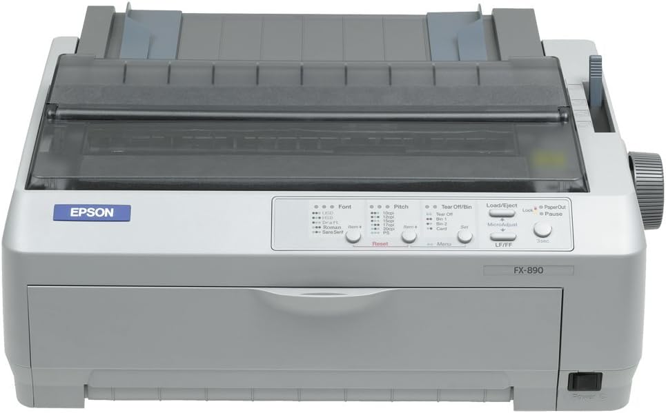 Epson C11C524025 FX-890 Dot Matrix Impact Printer