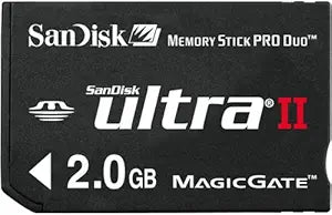 SanDisk SDMSPDH-2048-901 2GB Ultra II Memory Stick PRO Duo — main product image