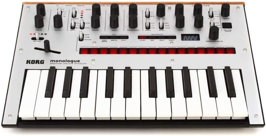 Korg MONOLOGUESV Monologue Analog Synthesizer Silver