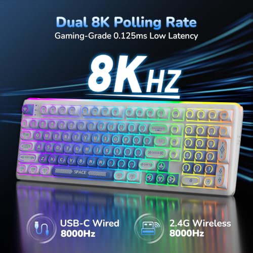 RK ROYAL KLUDGE R99 Wireless Hot-Swappable Mechanical Keyboard — main product image