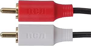 RCA PT-RCAAH19R 6ft Stereo Audio Cable