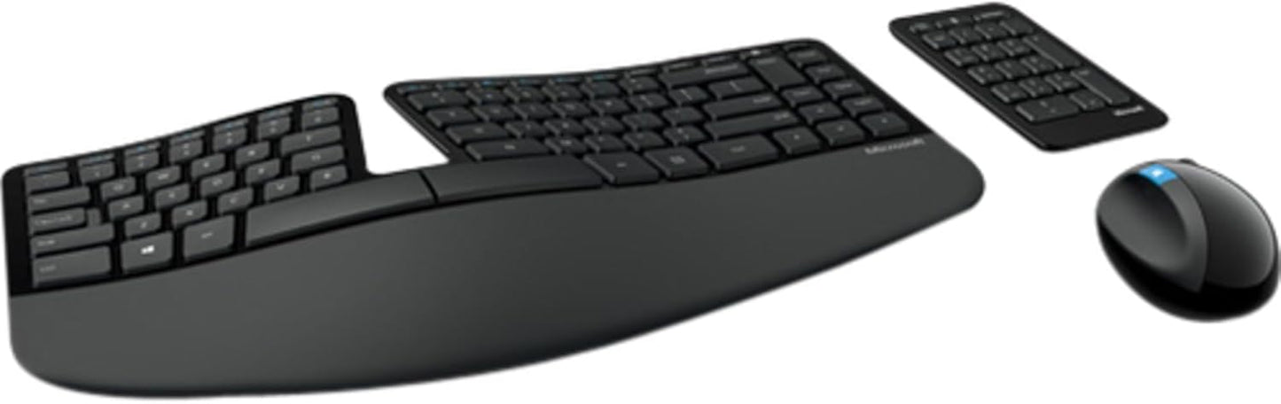 Microsoft 1559 1558 Sculpt Ergonomic Wireless Keyboard Mouse