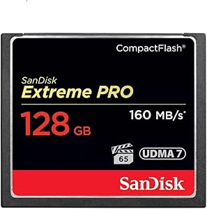 SanDisk SDCFXPS-128G-A46 Extreme Pro 128GB CompactFlash Card — main product image