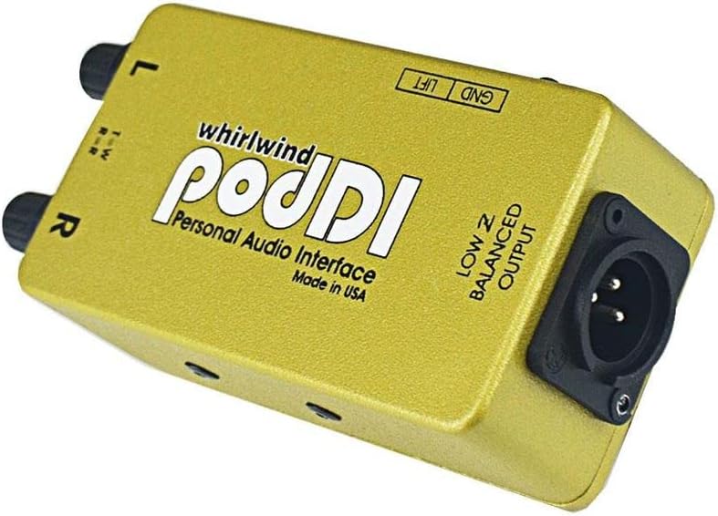 Whirlwind PodDI iPod/iPhone Passive Direct Box — main product image