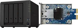 Synology DS923+ 4-Bay NAS + 10GbE Upgrade Module — main product image
