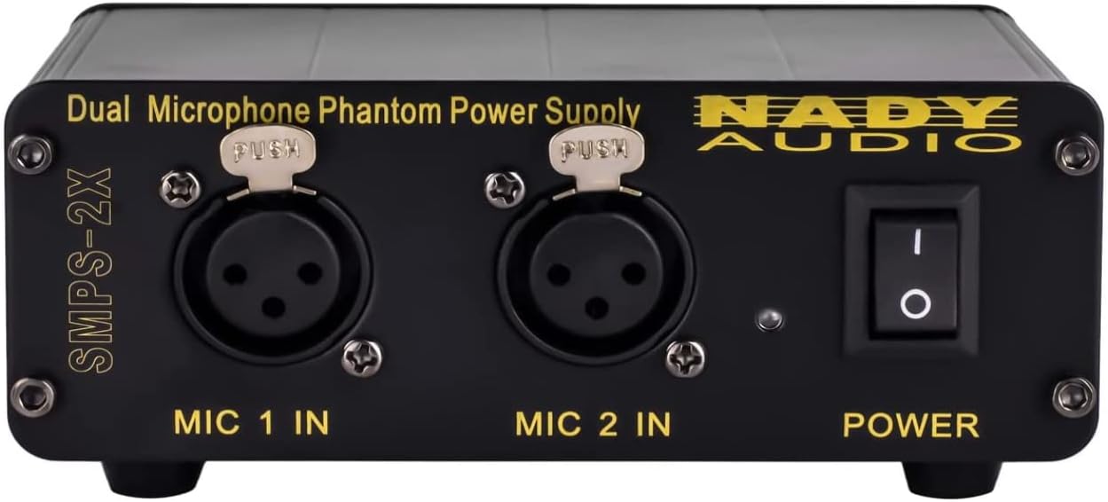 Nady SMPS-2X 2-Channel 48V Phantom Power Supply