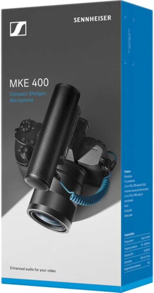 Sennheiser MKE 400 2nd Gen Shotgun Microphone Bundle
