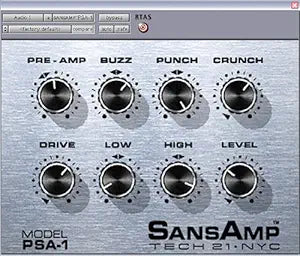 Digidesign 9910-13146-00 BF Tech 21 SansAmp Plugin
