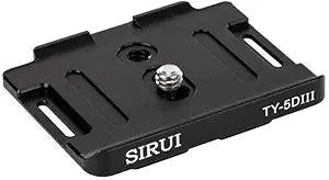 Sirui TY-5DIII Quick Release Plate Black Aluminum — main product image