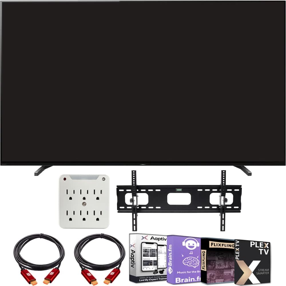 Sony E6SNXR55A80J 55" A80J 4K OLED Smart TV Bundle