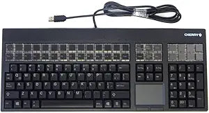 HP Cherry G86-71401 Spanish TouchPad POS Keyboard — main product image