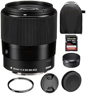 Sigma 30mm f/1.4 DC DN Contemporary Lens Canon EF-M