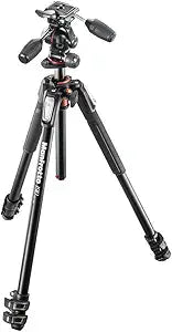 Manfrotto 190XPRO3-3W Aluminum 3-Section Tripod Kit 3-Way Head