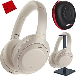 Sony E4SNWH1000XM4S Noise Cancelling Headphones Bundle
