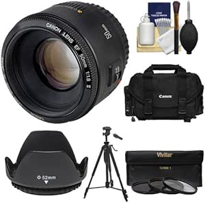 Canon EF 50mm f/1.8 II Lens Kit DSLR
