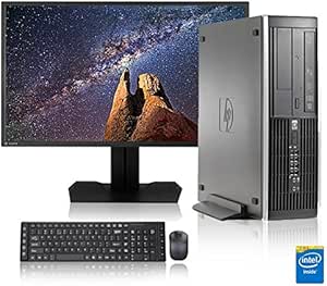 HP DC Elite Core 2 Duo Desktop 17" LCD Renewed